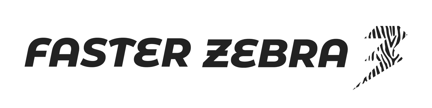 Faster Zebra wordmark